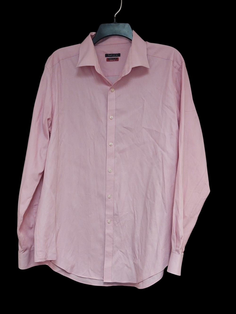 EUC Van Heusen Light Pink Men’s Dress Shirt 17/34/35